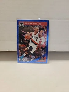 2018-19 Donruss Optic #1 Damian Lillard Blue Velocity Card Trail Blazers - Picture 1 of 1