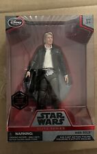 Disney Store Star Wars Elite Series 6" Han Solo Die Cast Action Figure Sealed
