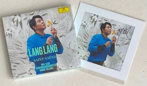 LANG LANG * SAINT-SAENS * 11 TRK CD w/ LIMITED SIGNED ART PRINT - Picture 1 of 7