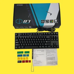 iKBC CD87 V2 Ergonomic Mechanical Keyboard Cherry MX Switch #3441 z54b25 - Picture 1 of 9