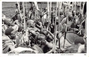 Kenia - afrikanische Typen - Masai-Krieger - Veröffentlichung. S. Skulina - Pegas Studio - Afrika - Bild 1 von 2