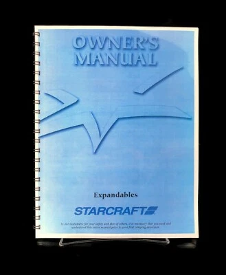 Starcraft 2006 Expandable Trailer Manual Instructions User Guide Coil Bound - Image 1 of 4