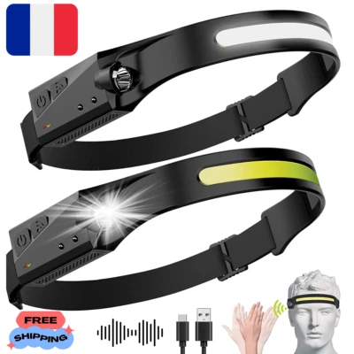 Powerful Rechargeable Headlamp with Waterproof Lumens Battery - Image 1 of 4