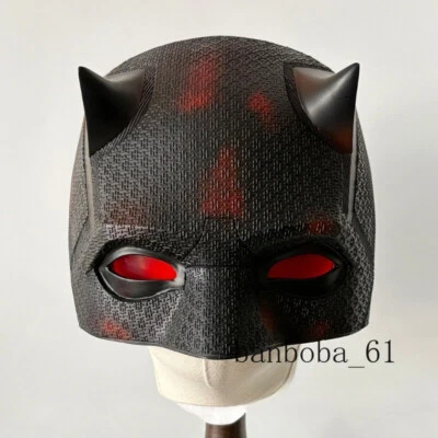 Máscara de quadrinhos Dared Evil masculina cosplay perseguidor renascido capacete Halloween filme adereços de TV - Imagem 1 de 4