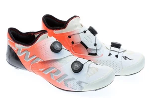 Specialized S-Works Ares Road Cycling Shoes 45 EU BOA Dune White/Red Display - Picture 1 of 8