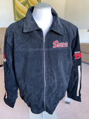 Куртка Snap On Tools черная замша кожа чоко ограниченный выпуск по всему миру размер XL - Изображение 1 из 4