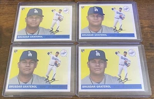Brusdar Graterol 2020 Topps Archives Rookie RC #34 Los Angeles Dodgers Lot (4) - Picture 1 of 1