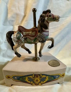1986 Tobin Fraley Willitts Musical Carousel Horse - Picture 1 of 8