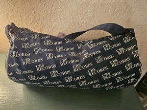 Vintage '70's/'80's Very Rare CBS Records Tote Bag, Thermal Padded Interior-Very - Picture 1 of 13