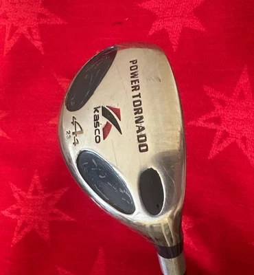 Kasco Power Tornado 444 4 híbrido 23* Japón especificaciones E varilla de grafito flexible regular Foto 1 de 4