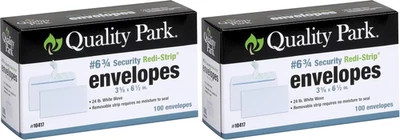 #6 3/4 Self-Seal Security Envelopes with Security Tint and Pattern - Image 1 of 4