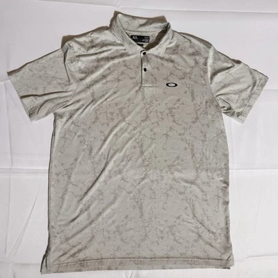 Polo Oakley, RN#96548, Hydro-Lix, camuflaje estampado integral, tostado/gris, hombre, XL Foto 1 de 4