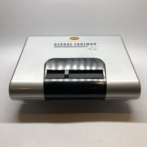 GEORGE FOREMAN LEAN MEAN FAT REDUCING GRILLING MACHINE OPEN BOX - Picture 1 of 10