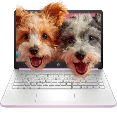 HP 14" HD Laptop computer 3.6GHz Intel Processor N150,  Up To 16GB RAM 384GB UFS - Image 1 of 4