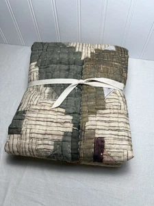 (1) Pottery Barn Wesley reversible acolchado King Sham  - Imagen 1 de 4