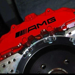  Benz Aufkleber Sticker Bremssattel Aufkleber AMG Emblem DE 4Pcs Für Mercedes - Picture 1 of 10