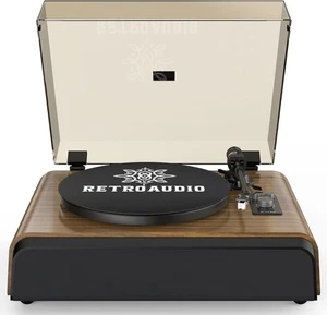 High-Fidelity Turntable BT5.3 with 2.1 Sound System Vinyl Record Player 45 RPM - Picture 1 of 9