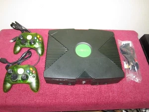 Original Microsoft Xbox Console W/ Controllers & Power Cords *Tested Works Great - Picture 1 of 12