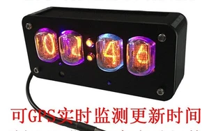 Reloj Tubo Nixie 4 Dígitos IN-12 Reloj Nixie Hora Fecha Temperatura Conmutación Automática - Imagen 1 de 4