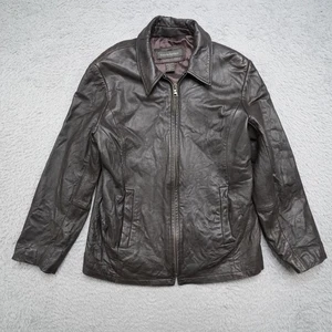 Banana Republic Lederjacke Damen S braun Motorrad weicher Mantel durchgehender Reißverschluss - Bild 1 von 14