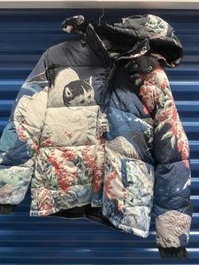 Ripndip Snow Bird Cat Multicolor All Over Pattern Puffer Coat Jacket Rare Sz M - Bild 1 von 10