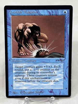Unstable Mutation - Arabian Nights ~LP~ Magic The Gathering MTG - Image 1 of 4