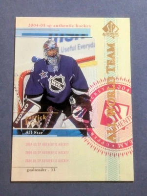 Auténtico equipo mundial Patrick Roy #108 SP HOF 2004-05 SP Foto 1 de 2