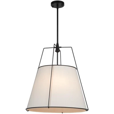 Lámpara de techo colgante negra Artcraft Lighting SC13364BK Pullman LED 20,8 pulgadas Foto 1 de 4