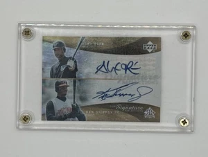 Ken Griffey Jr/Alex Rios 2005 Upper Deck Reflections Dual Signatures AUTO #ARKG - Picture 1 of 10