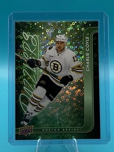 2024-25 Upper Deck Series 1 - Dazzlers Charlie Coyle #DZ-7 Green - Picture 1 of 2