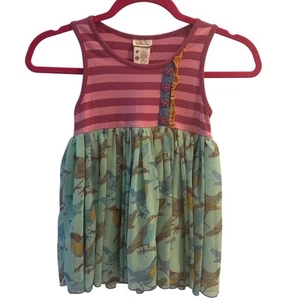 Matilda Jane Size 8 Secret Fields Fly Away With Me Sara Tunic Top  - Picture 1 of 3