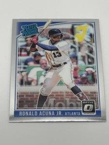2018 Ronald Acuna Jr. Panini Donruss Optic RATED ROOKIE Card #63 BRAVES RC - Picture 1 of 2