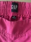Gap Ladies Linen Pull On Elastic Waistband Short Fuchsia~ XL