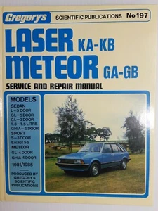 Laser KA-KB Meteor GA-GB Gregory's Workshop Service & Repair Manual - Picture 1 of 8