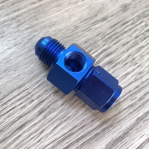 6 AN Straight Fitting Adapter AN6 Male to Female 1/8" NPT Gauge Port Fuel Hose - Picture 1 of 11