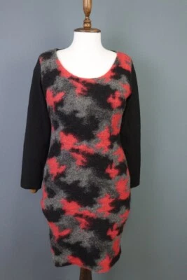 Vestido Suéter Midi Bodycon Lana Azteca Multicolor Save The Queen Talla L Foto 1 de 4