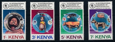 [BIN11930] Kenya 1985 Science good set of stamps very fine MNH val $20 Cover