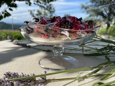 Set 5 alzate portadolci in vetro trasparente - Immagine 1 di 4