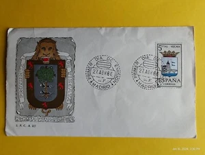 Spain ESPANA FDC First Day of Issue cover VIZCAYA 1966 - Picture 1 of 4