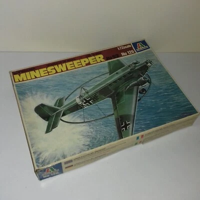 MINESWEEPER JUNKERS 52  3M(G6) MS CACCIAMINE ITALAEREI  KIT 126 1/72 VINTAGE - Immagine 1 di 3