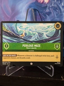 Labirinto Pericoloso Lorcana - Labirinto Acquatico 101/204 Mare Azzurro Comune Senza Foglio  - Foto 1 di 1