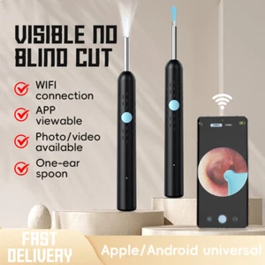 Ear Wax Removal Tool 8 PCS Ear Cleaner with Camera Rechargeable Earwax Removal - Picture 1 of 22