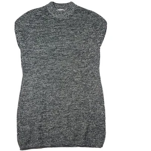 Athleta Medium Gray 100% Merino Wool Knit Sleeveless Midi Sweater Dress - Picture 1 of 5
