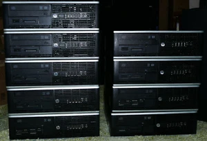 HP Compaq Pro 6305 SFF, 240 GB SSD, A10-6700 w/8670D video, 12 GB RAM, - Picture 1 of 4