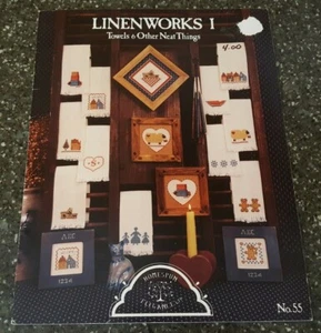 Linenworks I Towels & Other Neat Things Homespun Elegance Counted Cross Stitch - Picture 1 of 1