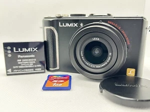 [Excelente] Cámara digital compacta Panasonic Lumix DMC-LX3 10,1 mega píxeles negra Japón - Imagen 1 de 21