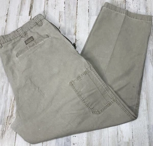 Columbia Sportswear Men's Size 40x32 Hunting Camping Work Pants Beige Cargo zip - Picture 1 of 8