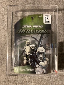STAR WARS HASBRO BIKER SCOUT TROOPER BATTLEFRONT EXCLUSIVE AFA GRADED 8.5/8.5/90 - Imagen 1 de 3