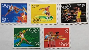 US, #2553-57 Summer Olympics set, 1991, 5 29c , MNH - Picture 1 of 1