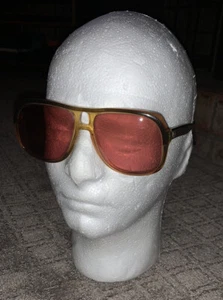 1970’s Vintage Shuron Plastic Pilot Style SUNGLASSES 145 USA 384 - Picture 1 of 9